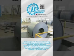 25T PLC Controlemetaal die Lijn voor het Knipsel van de Bladrol scheuren