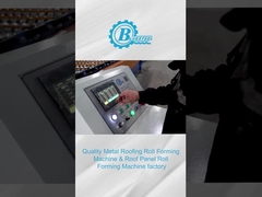 Hydraulisch Golfstaalbroodje die Machine met het Snijden van Systeem vormen