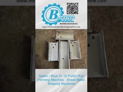 18-20 posten C die Purlin Machine met 45#-het Materiaal van de Staalrol vormen