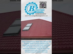 metcoppo stalen tegelvormmachine met Cr12 snijblad 15-20m/min