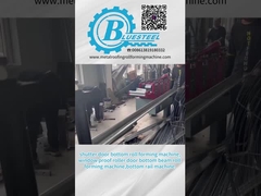 T-sectie Bottom Rail deurmachine voor rolluik deurvormende machine