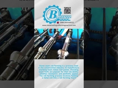 Vinnige en nauwkeurige hydraulische rollenvormende machine voor 7,5 m*1,2 m*1,5 m snijwerk