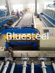 1000 mm Roof Panel Roll Forming Machine met 45 Steel Roller en Shaft Manufacturing