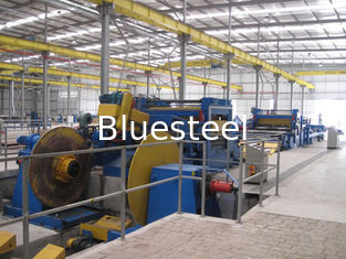 Precision Steel Cut To Length Line PLC Control System 1200 mm spoel OD