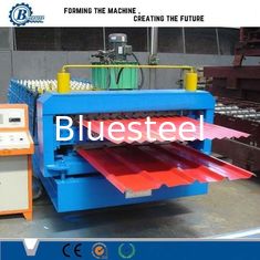 0.3-0.8 mm grondstof Dubbele laag rollenvormende machine met 8-12m/min vormsnelheid