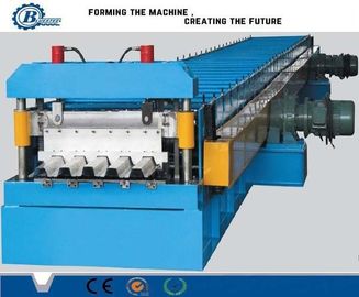 15-20m/min Speed Deck Floor Roll Forming Machine 4kw Hydraulische kracht Hydraulisch snijden