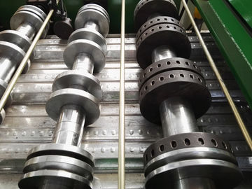 15-20m/min Speed Deck Floor Roll Forming Machine 4kw Hydraulische kracht Hydraulisch snijden