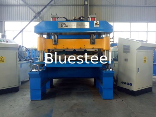 45 # stalen rol metalen dakbedekking rolvormmachine met kettingaandrijving en PLC-besturing voor de bouw