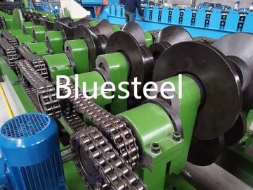 C purlin die Machine met 18-20 Posten vormen die Tolerantie ±2mm voor 120300mm Breedte van Grondstof snijden