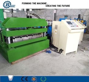 0.3-0.8 mm Dikte Metal Roofing Roll Forming Machine 8-15m/min Vormingssnelheid ±2mm Snijvermogen