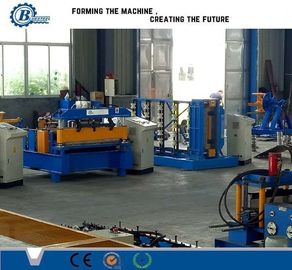 0.3-0.8 mm Dikte Metal Roofing Roll Forming Machine 8-15m/min Vormingssnelheid ±2mm Snijvermogen