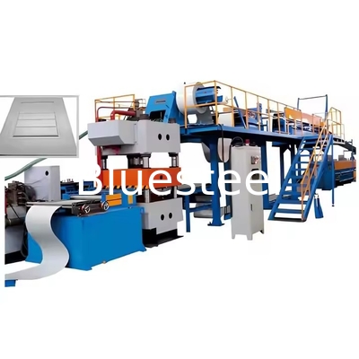 Blauw-geel staal elektrische rolluik deurmachine met Omron encoder