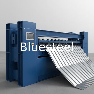 Roof Panel Roll Forming Machine with 10-25m/min Forming Speed H Beam Frame Structure and 45# Steel Rollers