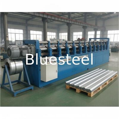 1000mm Forming Width Roof Panel Roll Forming Machine with 45# Steel Shaft and 5.5KW Power for Corrugated Sheet Forming