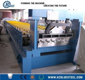 15-20m/min Speed Deck Floor Roll Forming Machine 4kw Hydraulische kracht Hydraulisch snijden