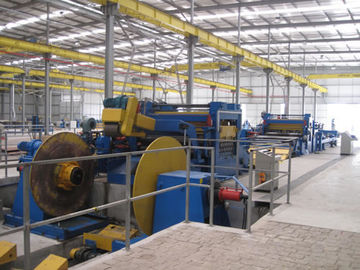 Precision Steel Cut To Length Line PLC Control System 1200 mm spoel OD